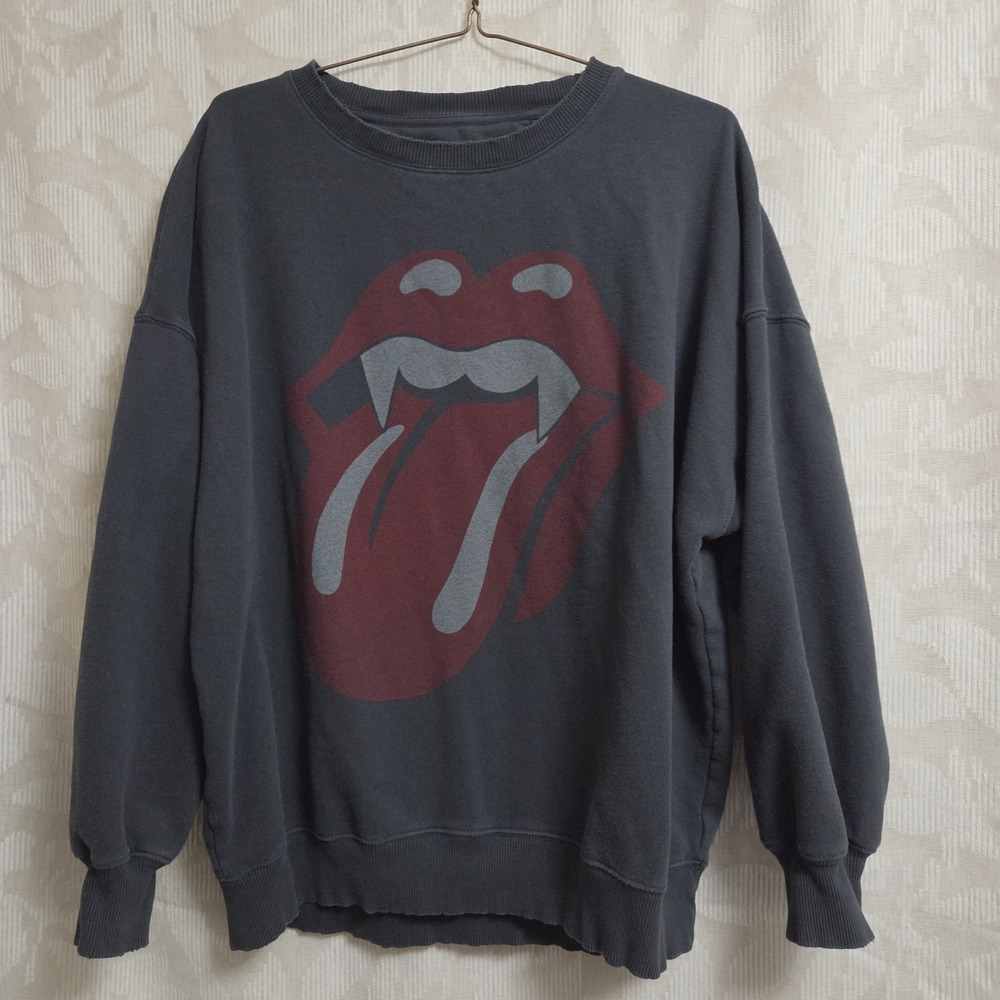 Rolling Stones American Eagle Outfitters Pullover Sweater Grunge Y2K Rock Vamp